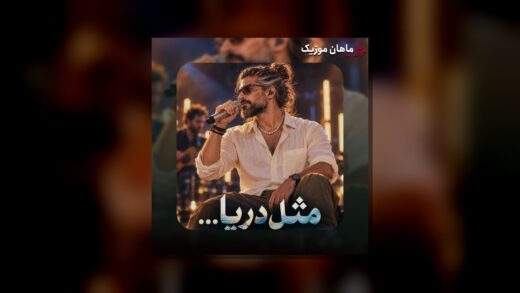 مثل دریا دم صبح ساحل گونه ام زده موج (هوش مصنوعی)